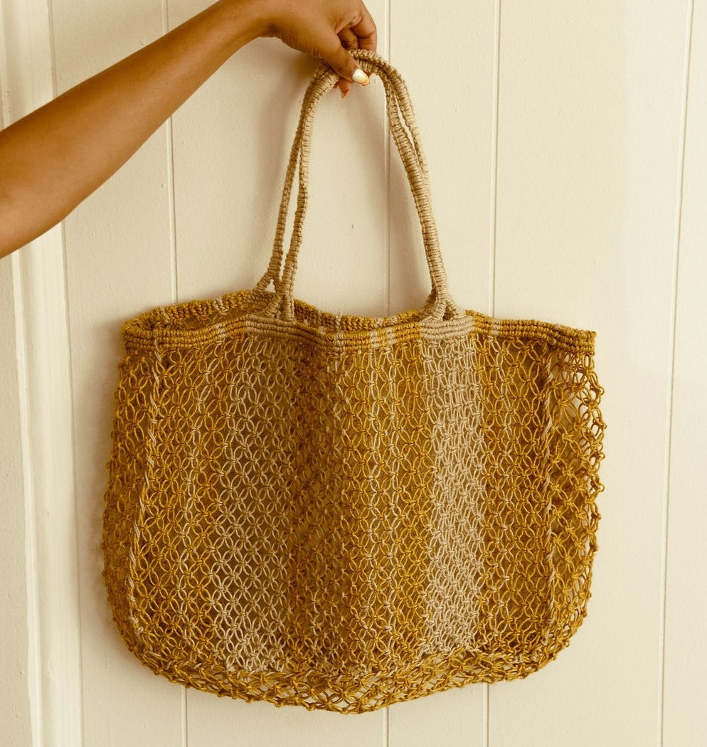 OFF-WHITE & YELLOW TOTE