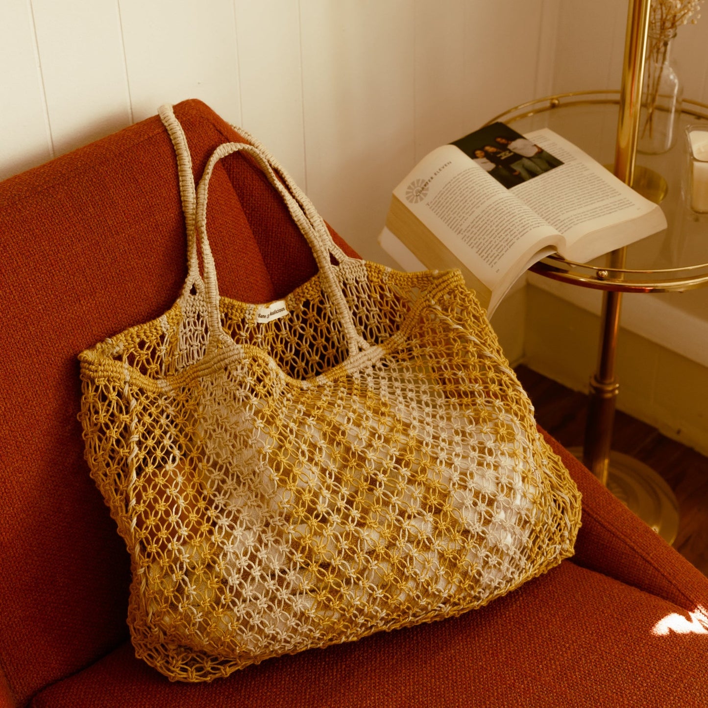 OFF-WHITE & YELLOW TOTE