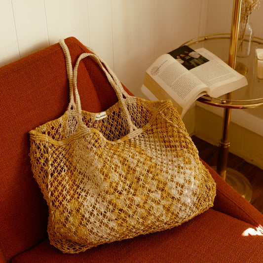OFF-WHITE & YELLOW TOTE